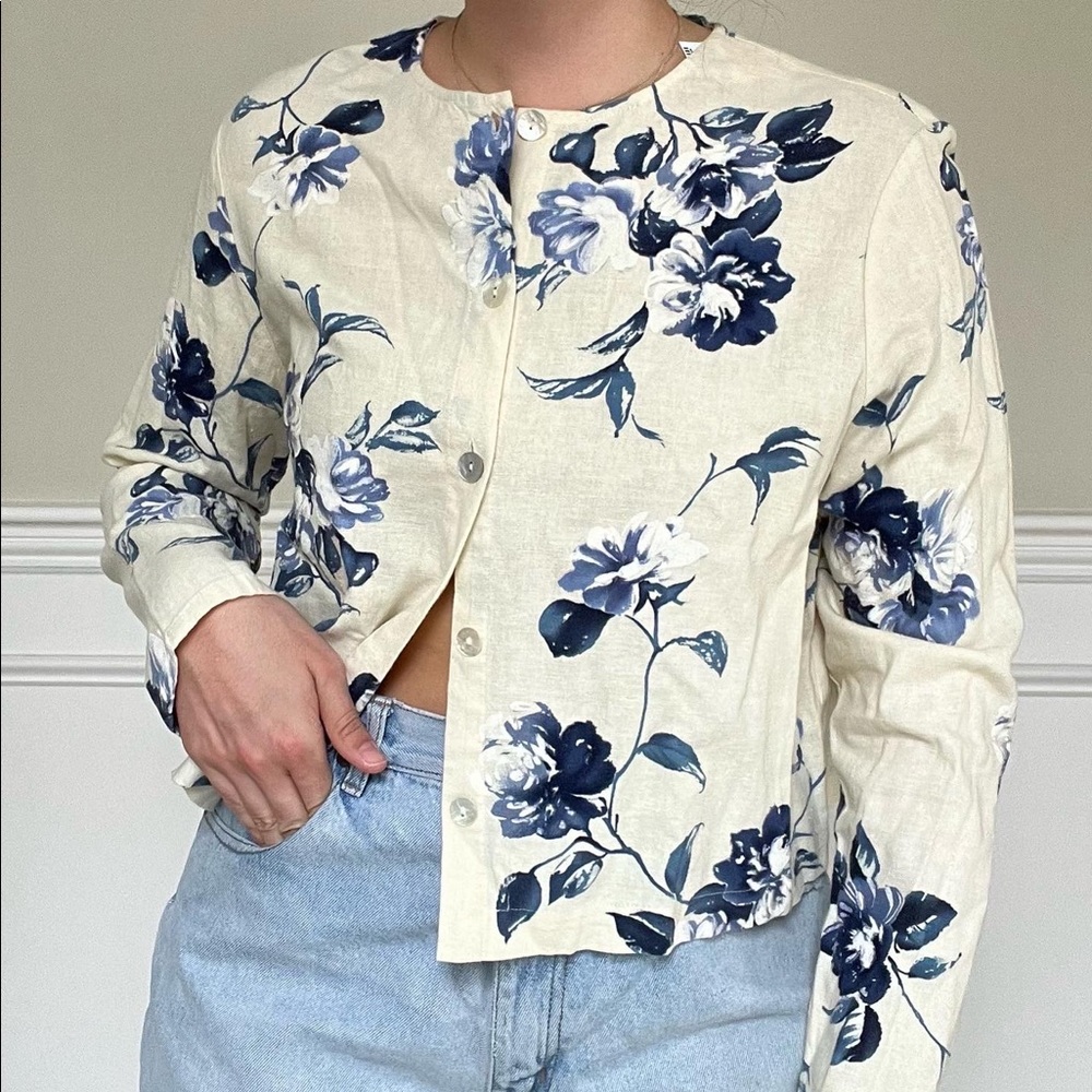 Linen cardigan